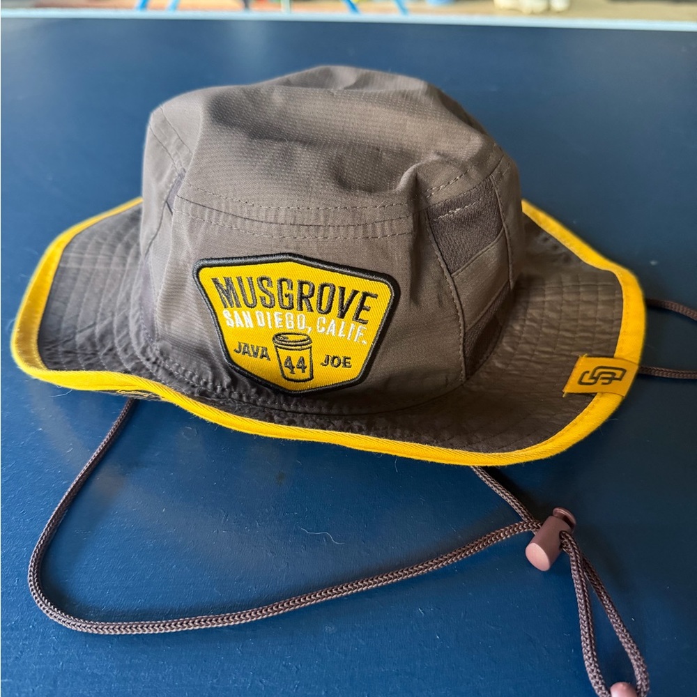 Kids Bucket Hat - Gray and Yellow